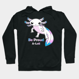 Transgender Pride Axolotl Hoodie